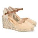 Sandalia de Cuña con Yute y Hebilla