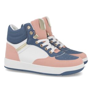 Zapatilla Abotinada Multicolor con Cordones