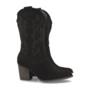 Bota Campera con Tacon y Grabado en Caña