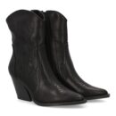 Botín cowboy con grabados en la caña.