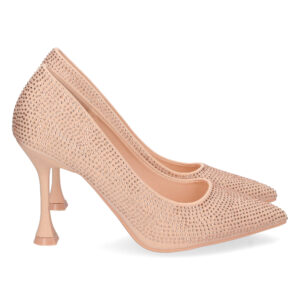 Zapato de Tacon Fino con Strass