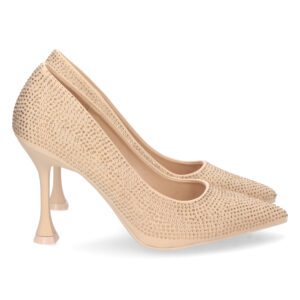 Zapato de Tacon Fino con Strass