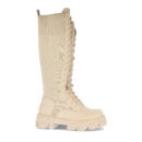 Bota de Plataforma con Elastico y Cordones