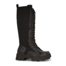 Bota de Plataforma con Elastico y Cordones