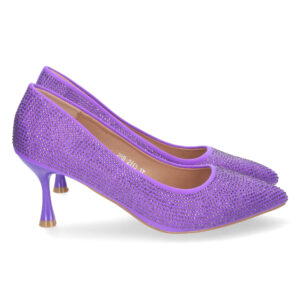 Zapato de Tacon Fino con Strass