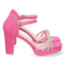 Sandalia de Tacon con Hebilla