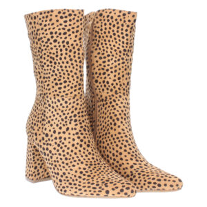 Bota mujer con estampado de leopardo