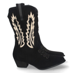 Bota de Mujer con Tacon Campero y Cosido