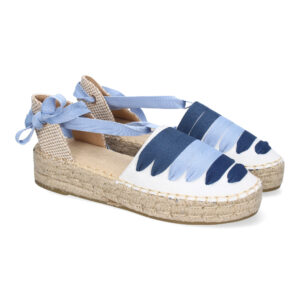 Alpargarta Plana Estilo Valenciana para Mujer