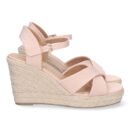 Sandalia de Cuña con Yute y Hebilla