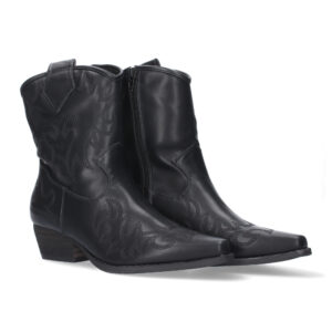 Botin de tacon comodo para mujer