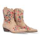 Botin de tacon comodo para mujer