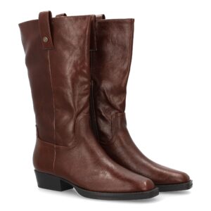 Bota clásica de caña media para mujer.