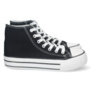 Zapatilla Abotinada de Lona con Cordones