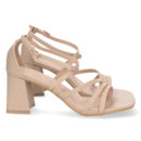 Sandalia de Tacon con Cierre de Hebilla