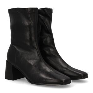 Botin mujer con tacon y estampado liso