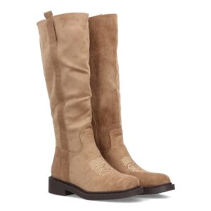 Bota con grabado cowboy para mujer