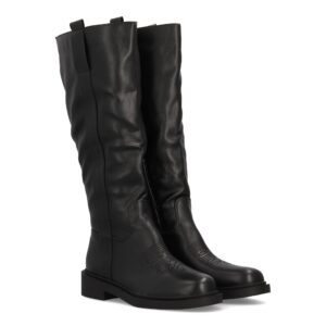 Bota con grabado cowboy para mujer