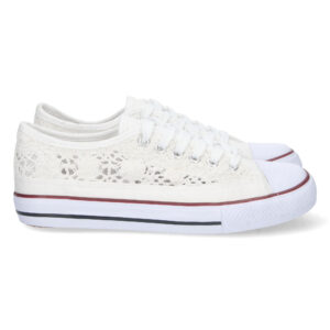 Zapatilla Plana Calada con Cordones