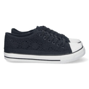 Zapatilla Plana Calada con Cordones