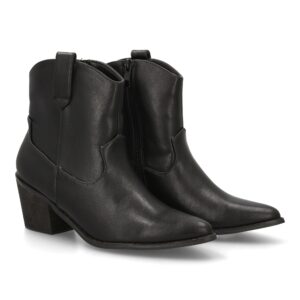 Botín cowboy baja para mujer.