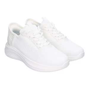 Zapatillas Deportivas Elegantes Planas para Mujer con Adornos Perforados