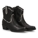 Botín cowboy con tachuelas para mujer.