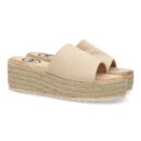 Zueco de yute para mujer