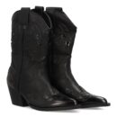 Botín cowboy mujer con bordados y estrellas