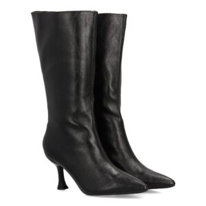 Bota alta con tacón fino para mujer