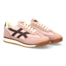 Zapatilla retro para mujer con suela dentada