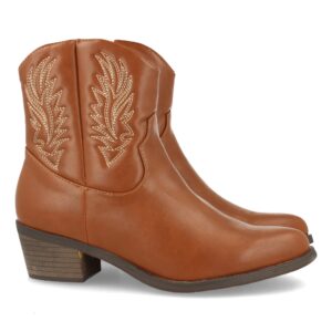 Botin de Tacon con Grabado en Caña