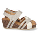 Sandalia de Cuña con Cierre de Velcro