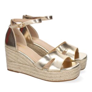 Sandalia de Cuña de Yute para Mujer