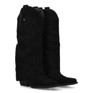 Bota mujer con grabado en caña