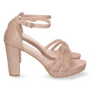 Sandalia de Tacon con Hebilla