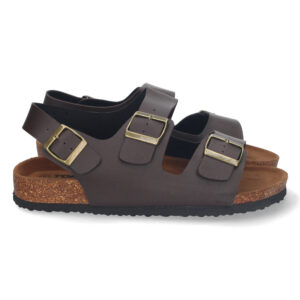 Sandalia Plana con Planta Bio y Hebillas