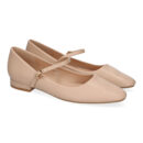 Zapato de Mujer tipo Bailarina Francesita con Elegante Diseño y Cierre de Hebilla