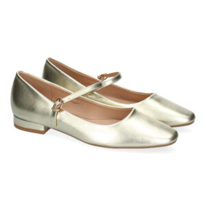 Zapato de Mujer tipo Bailarina Francesita con Elegante Diseño y Cierre de Hebilla