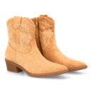 Botín cowboy con tacón para mujer