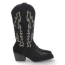 Bota Campera con Tacon y Bordado